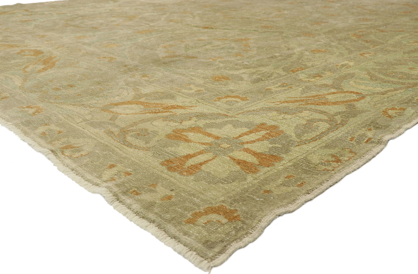 10 x 13 Modern Turkish Oushak Rug 51618
