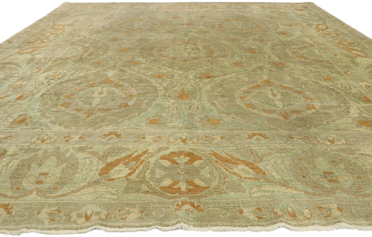 10 x 13 Modern Turkish Oushak Rug 51618