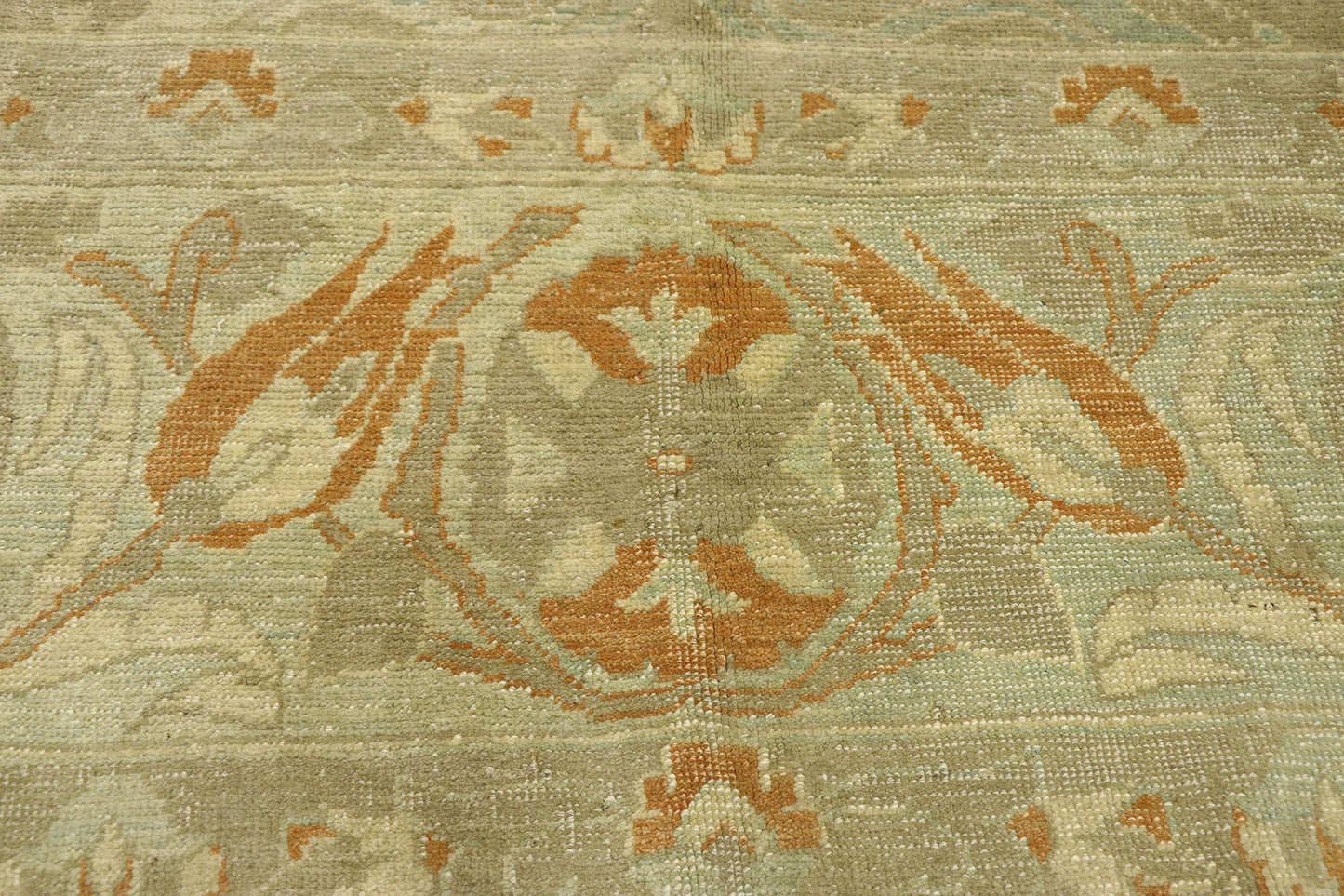 10 x 13 Modern Turkish Oushak Rug 51618