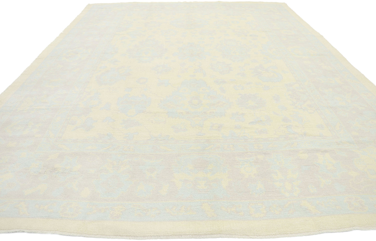 10 x 13 Muted Turkish Oushak Rug 53156