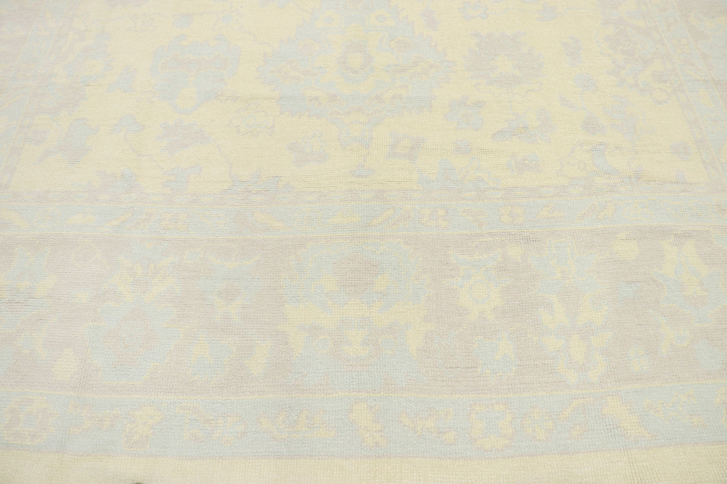 10 x 13 Muted Turkish Oushak Rug 53156