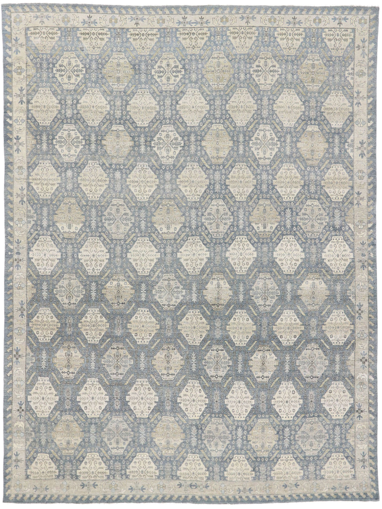 10 x 13 Vintage-Inspired Oushak Rug 30623