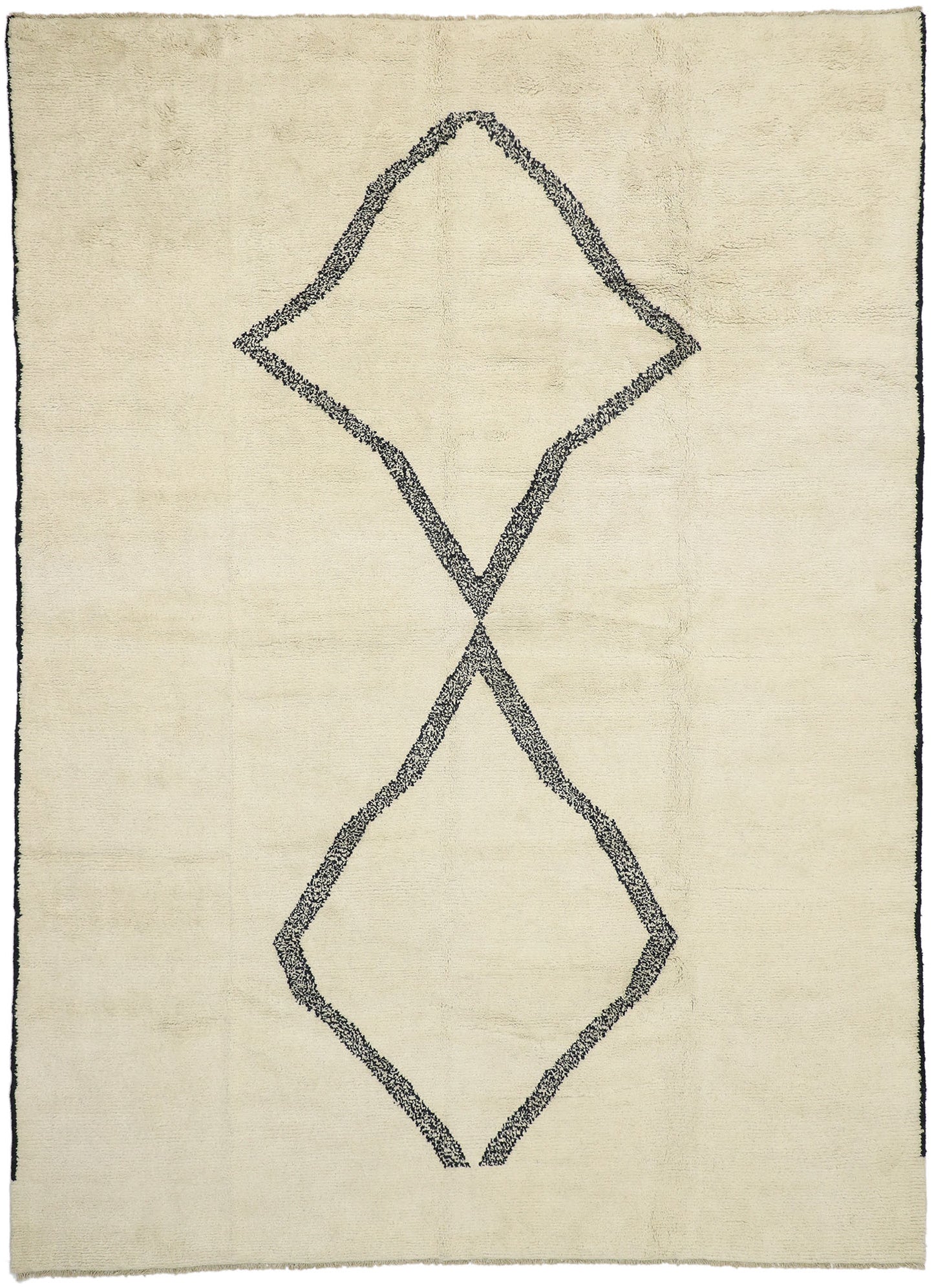 10 x 14 Modern Moroccan Area Rug 80535