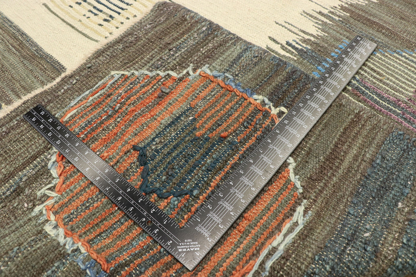 10 x 14 Vintage-Inspired Turkish Kilim Rug 52214