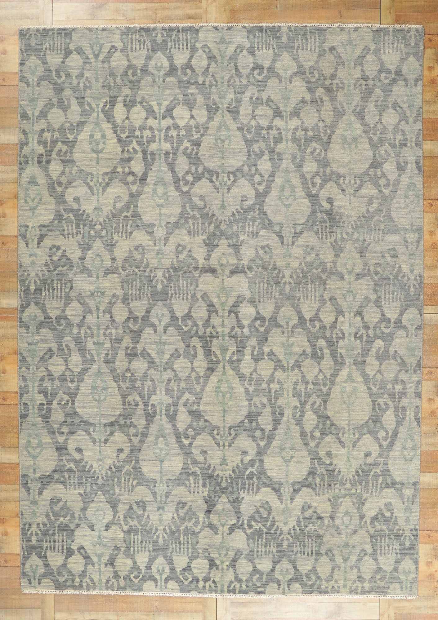 10 x 14 Transitional Ikat Rug 30263