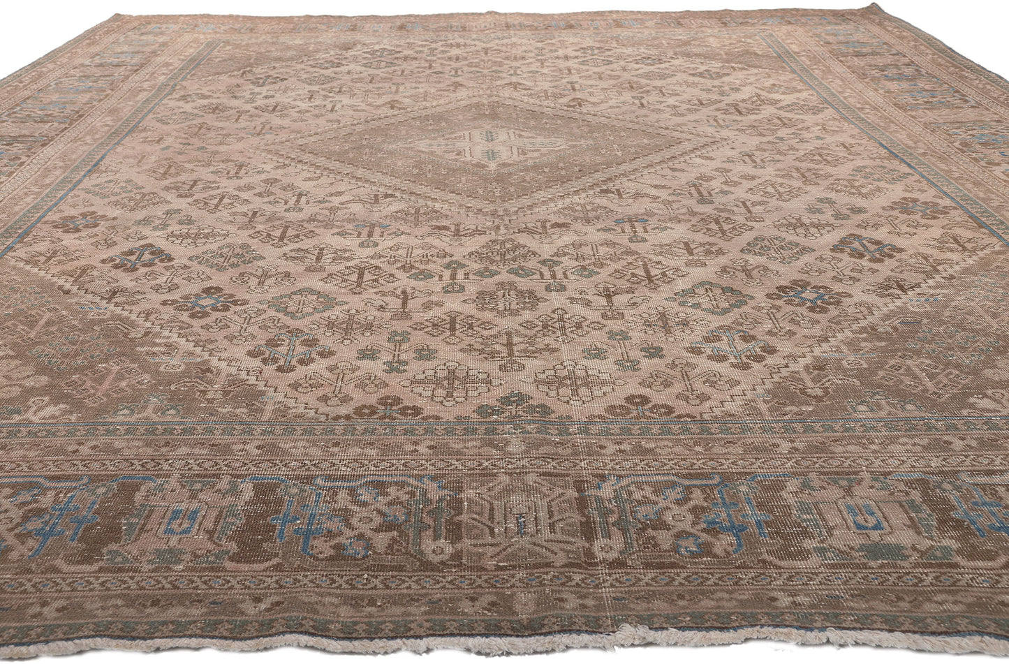 10 x 14 Antique Persian Joshegan Rug 78597