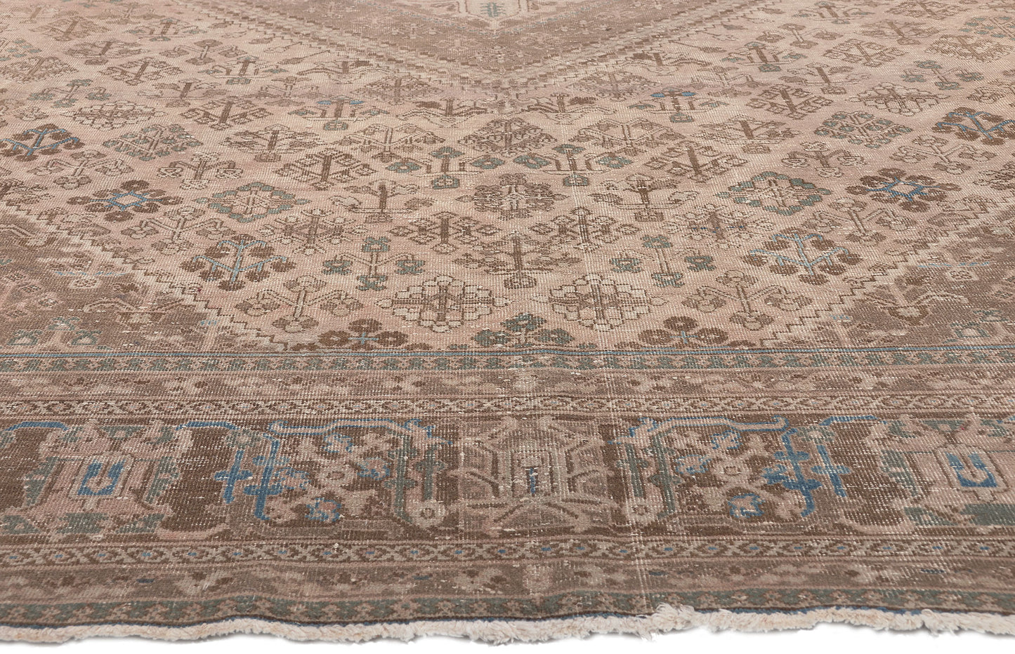 10 x 14 Antique Persian Joshegan Rug 78597