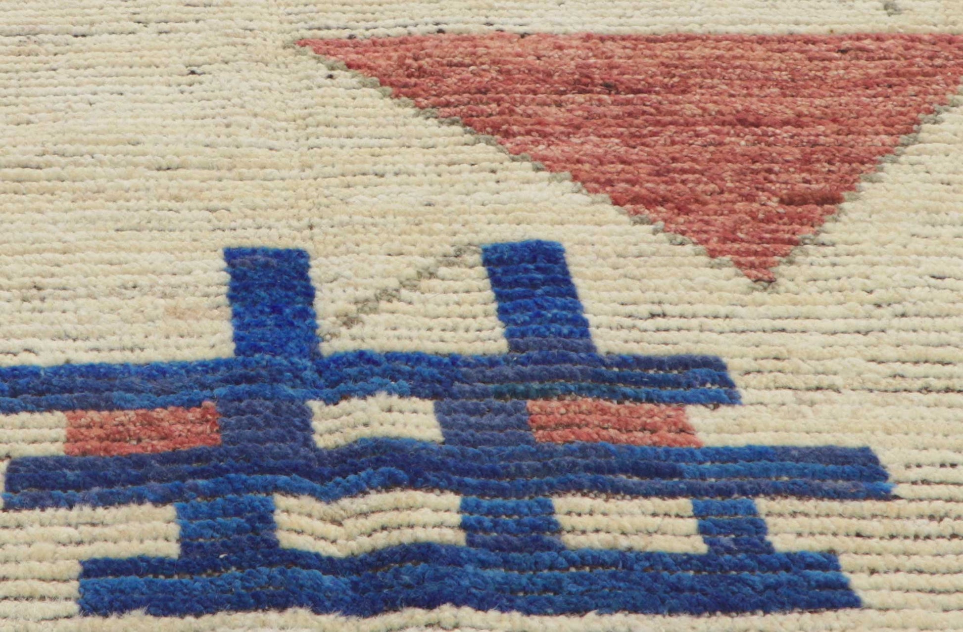 10 x 14 Brutalist Moroccan Area Rug 80711