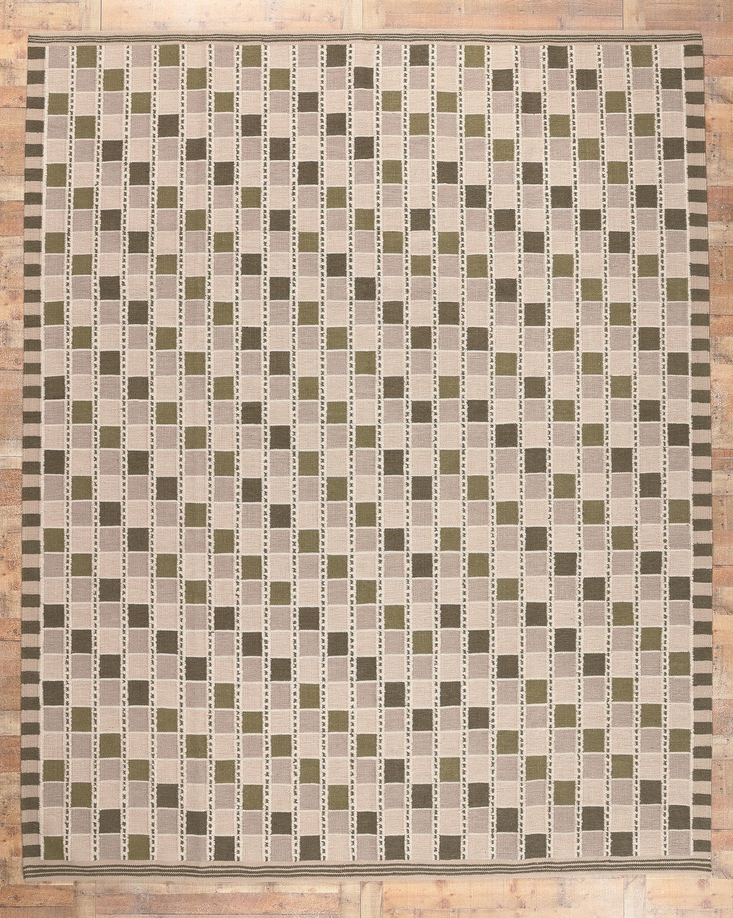 11 x 13 Swedish Inspired Kilim Rug 30953