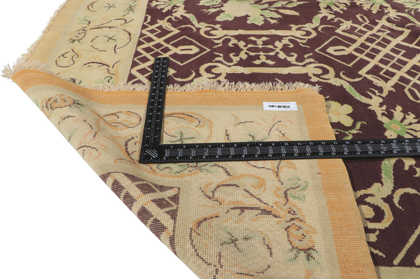 11 x 11 Antique European Garden Rug 77078