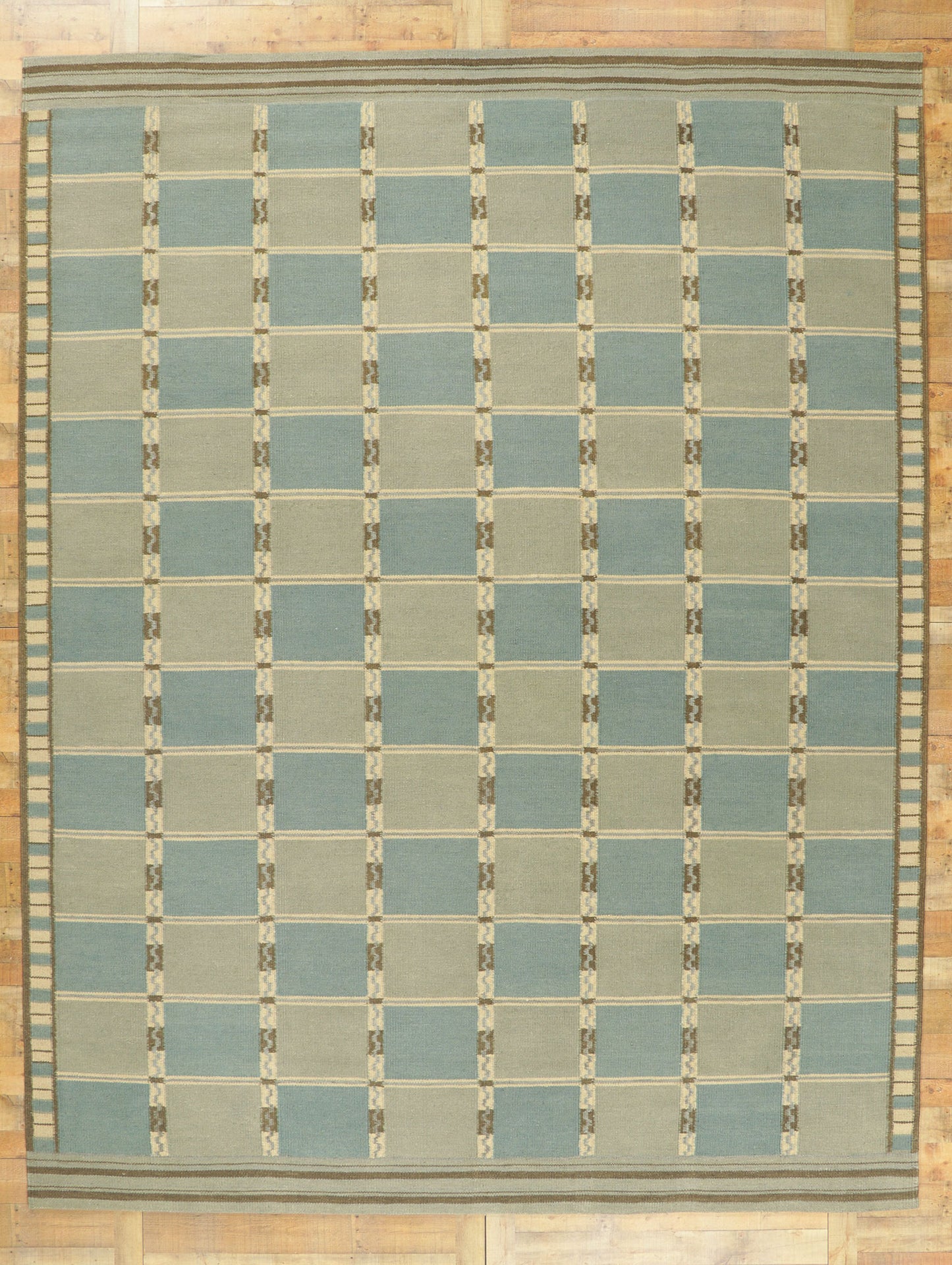 11 x 13 Swedish Inspired Kilim Rug 30855