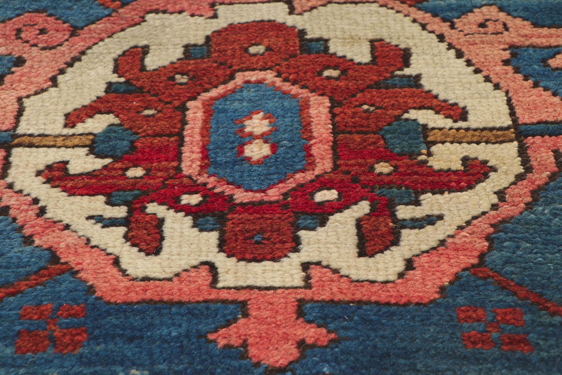 11 x 15 Antique Persian Serapi Rug 78331