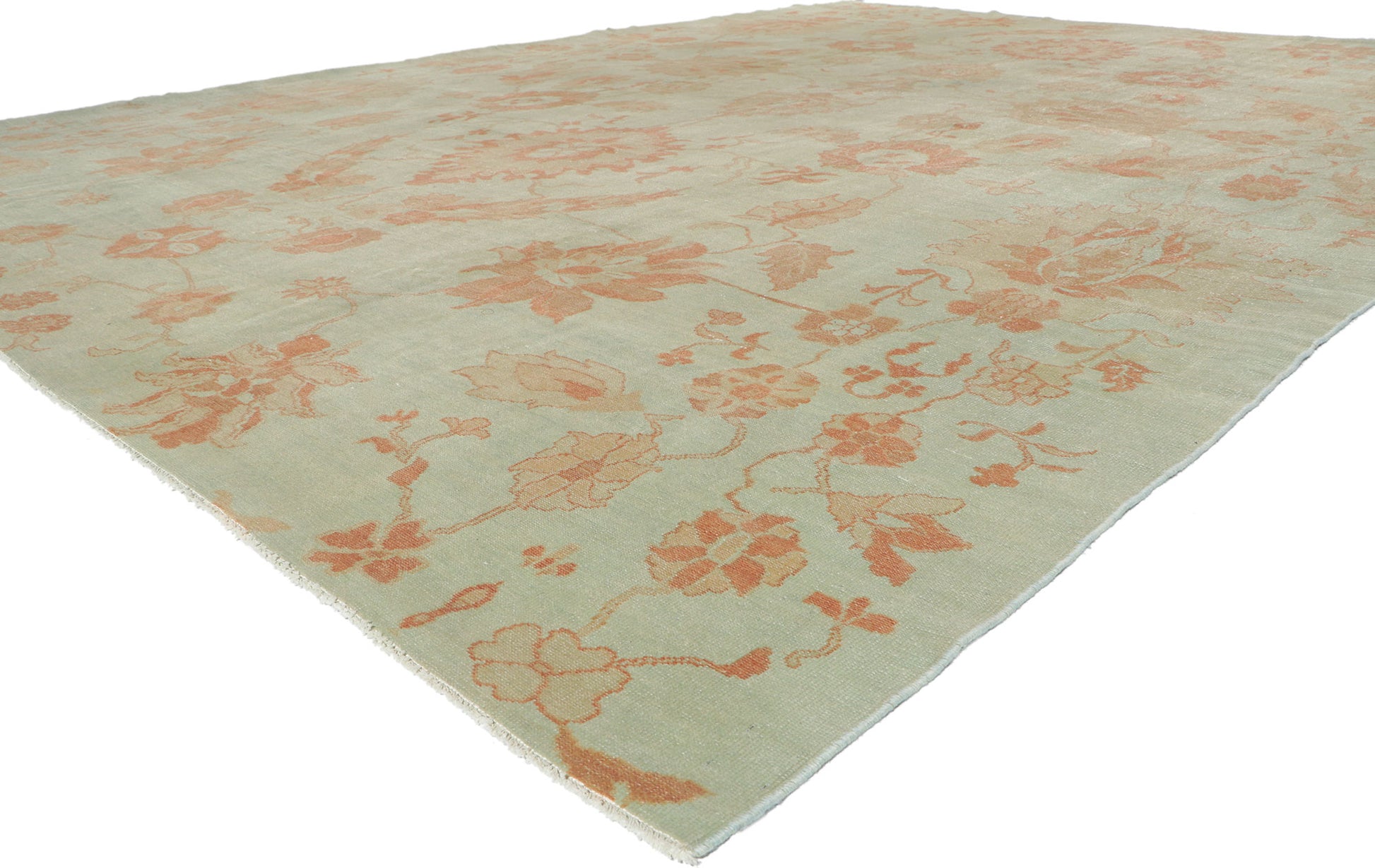 11 x 15 Vintage-Inspired Turkish Oushak Rug 51530