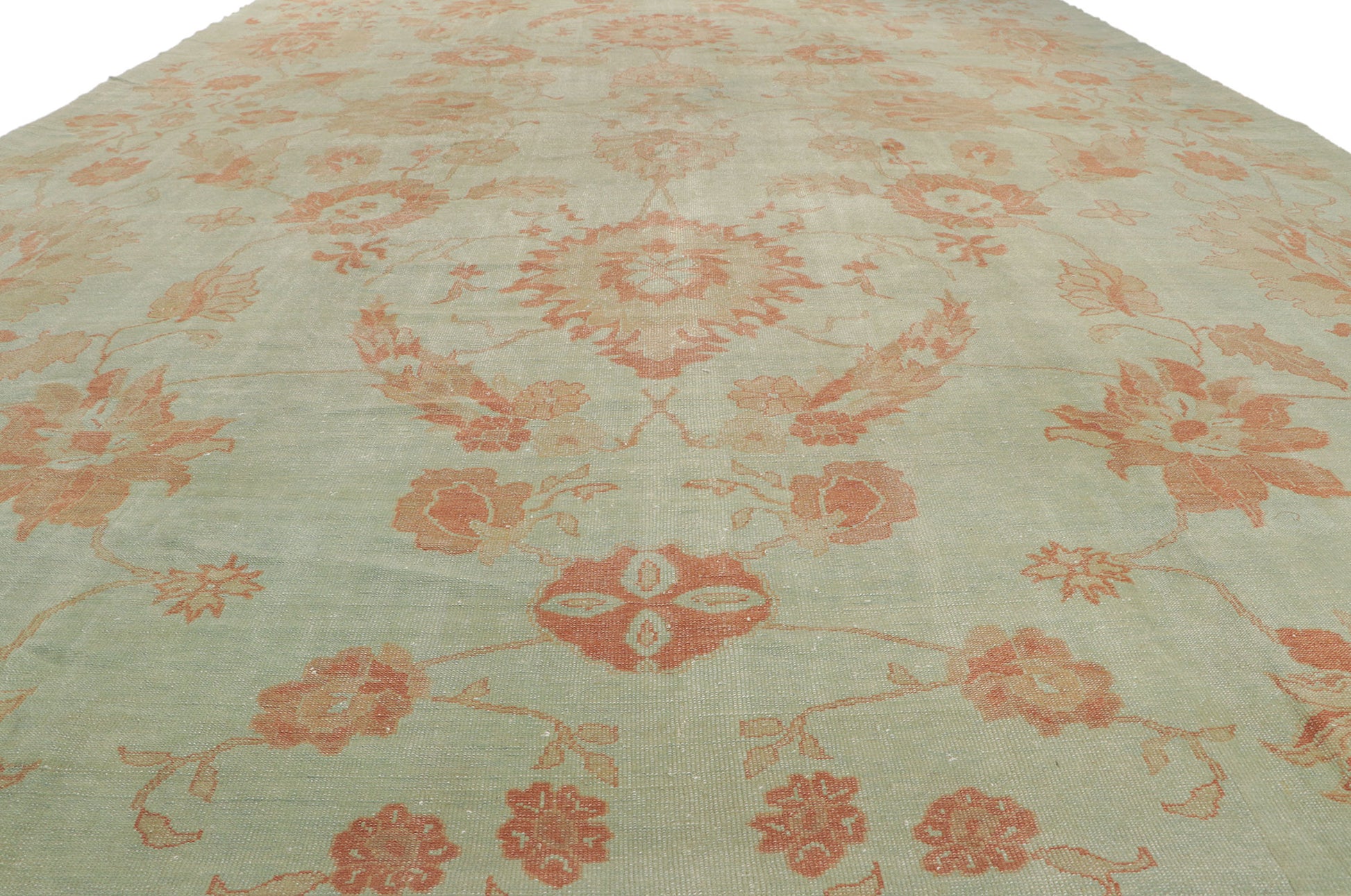 11 x 15 Vintage-Inspired Turkish Oushak Rug 51530