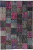 11 x 16 Vintage Purple Patchwork Rug 52130