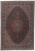 11 x 16 Vintage Persian Tabriz Wool and Silk Rug 78332