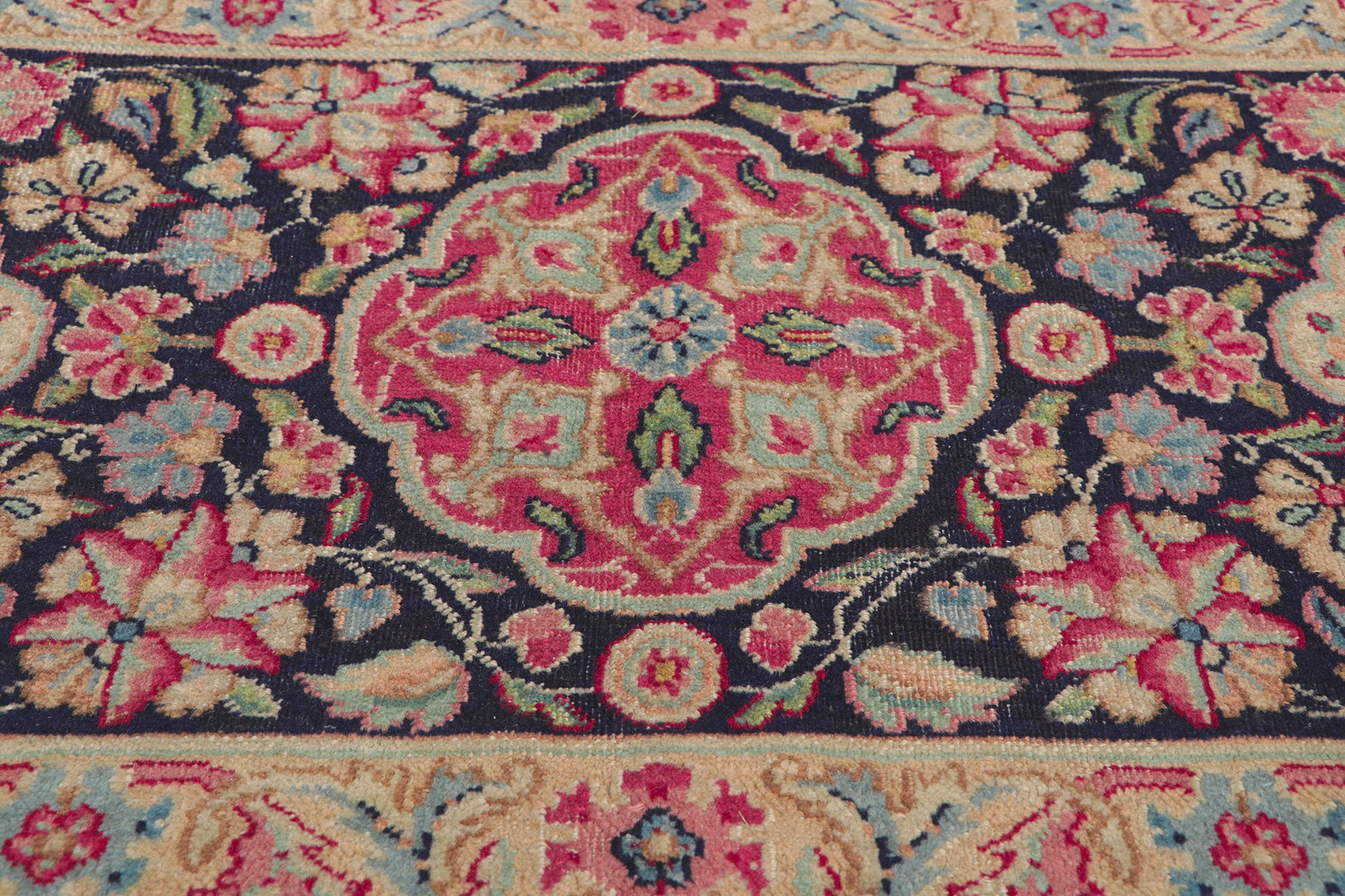 11 x 17 Antique Persian Kerman Rug 61187
