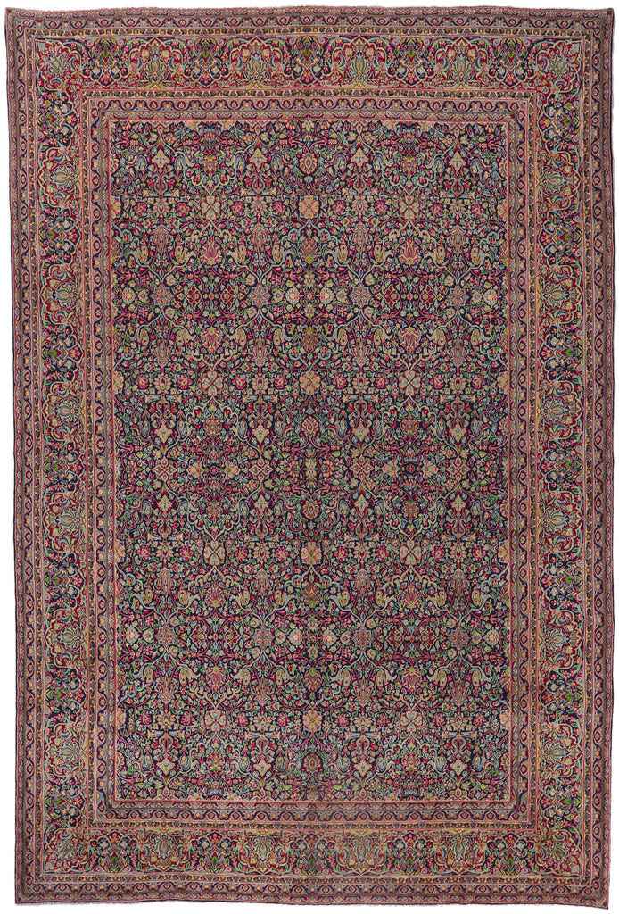 11 x 17 Antique Persian Kerman Rug 61202