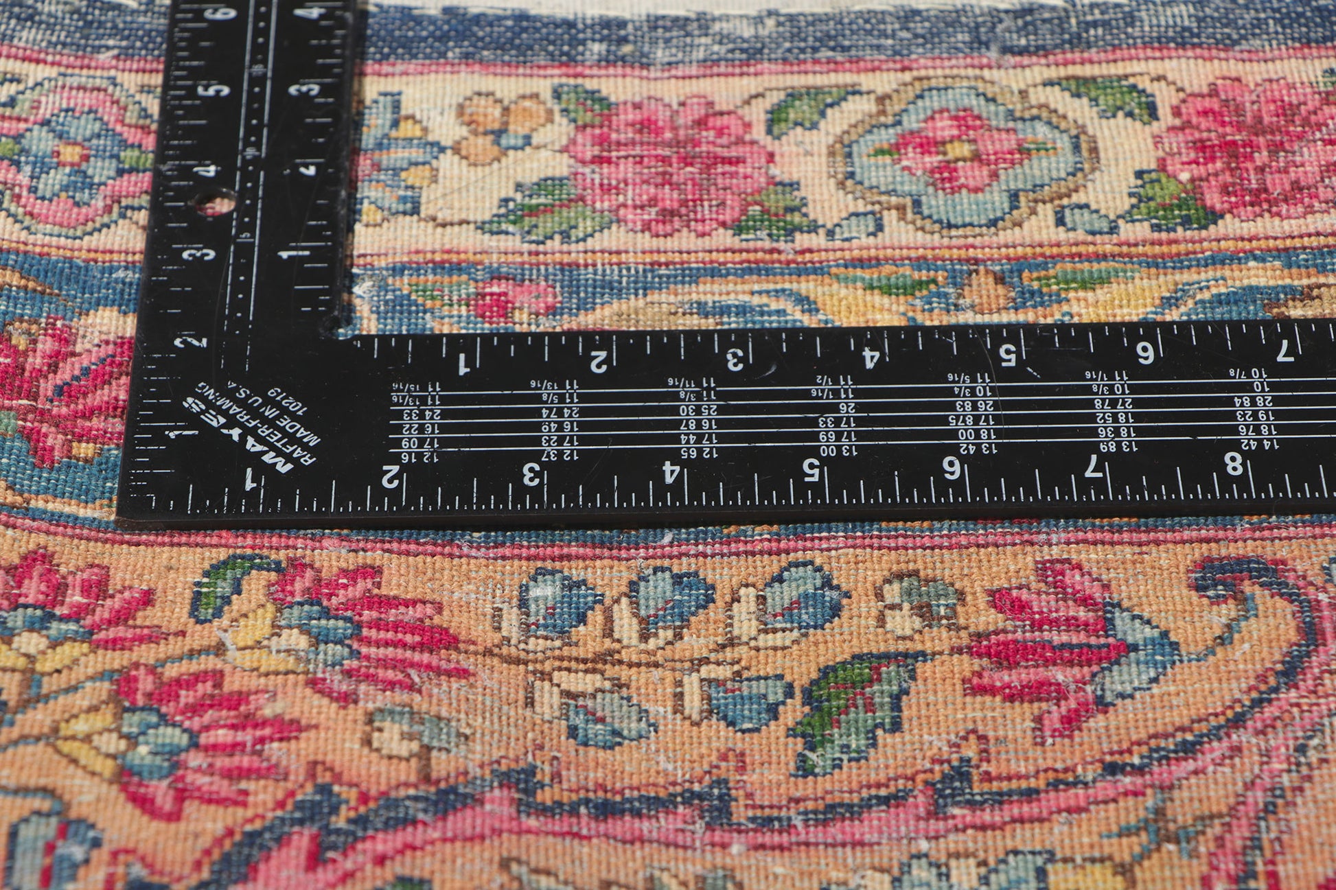 11 x 17 Antique Persian Kerman Rug 78354