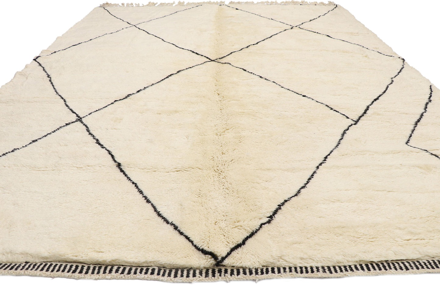 11 x 13 Organic Modern Beni Mrirt Moroccan Rug 21109