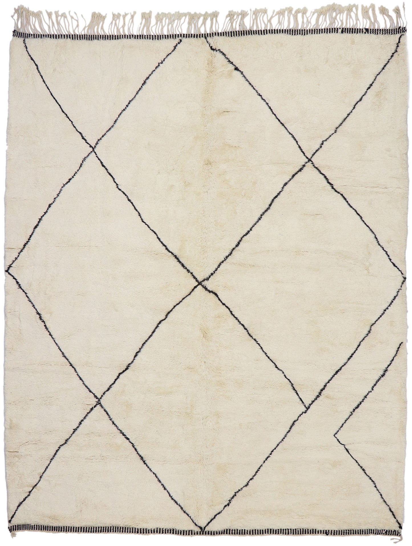 11 x 13 Organic Modern Beni Mrirt Moroccan Rug 21109
