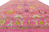 11 x 15 Turkish Pink Colorful Oushak Rug 60660