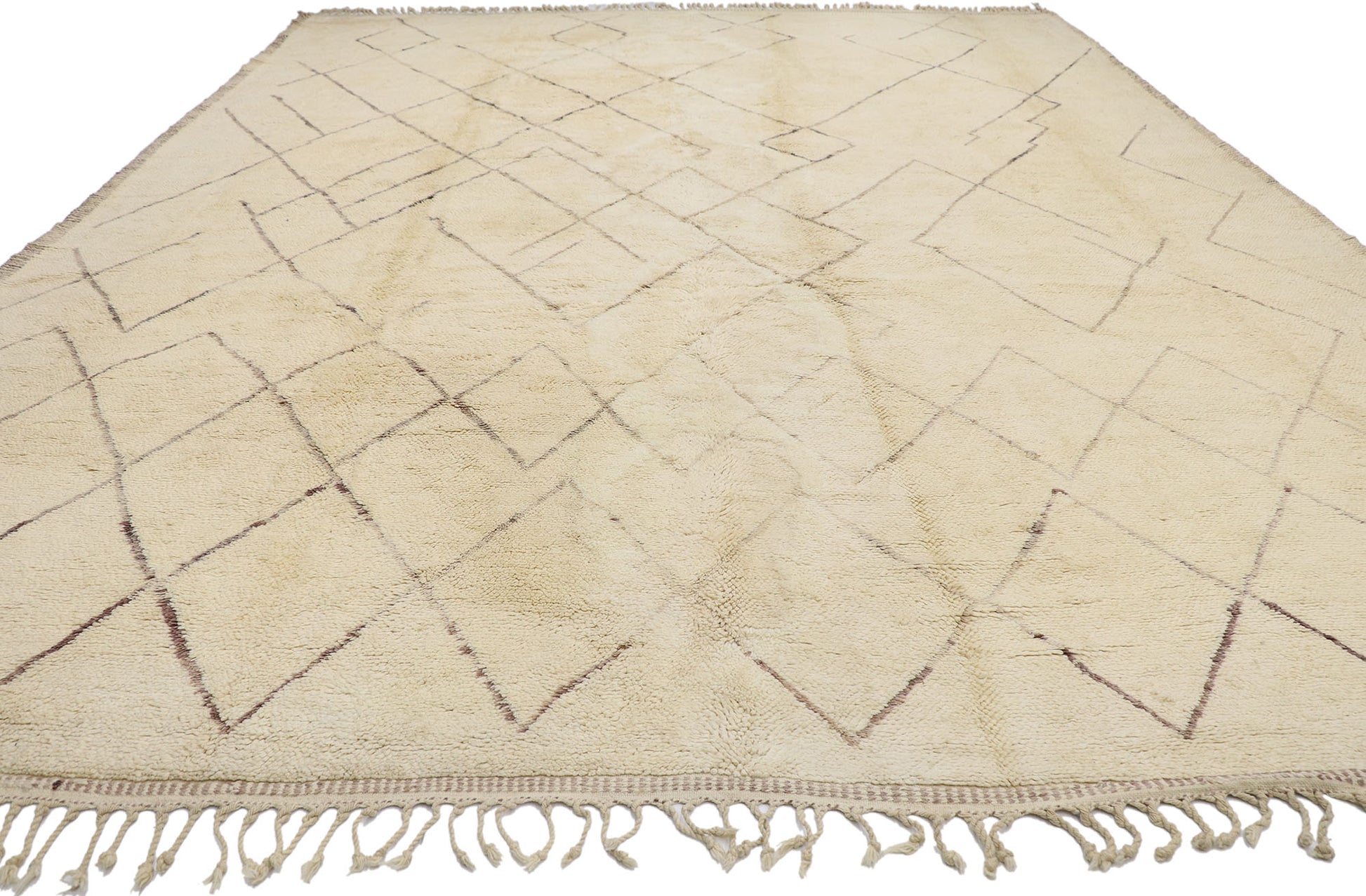 11 x 15 Large Neutral Moroccan Rug 21148