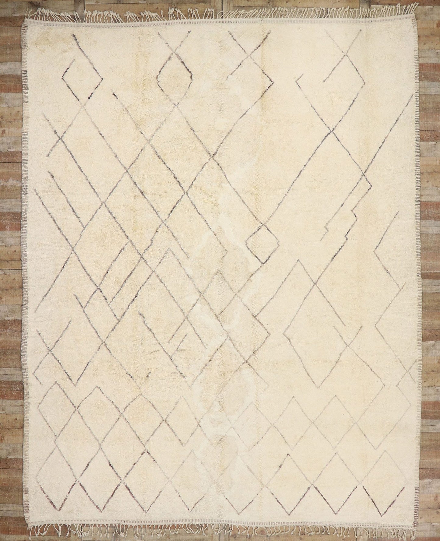 11 x 15 Large Neutral Moroccan Rug 21148