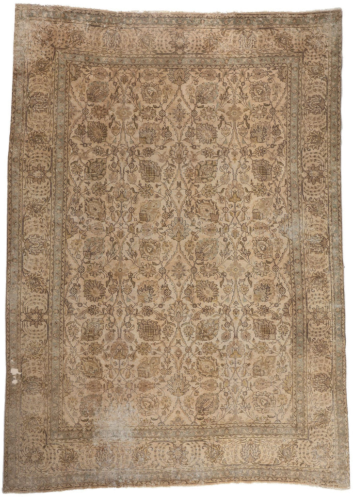 11 x 16 Vintage Persian Tabriz Rug 78583