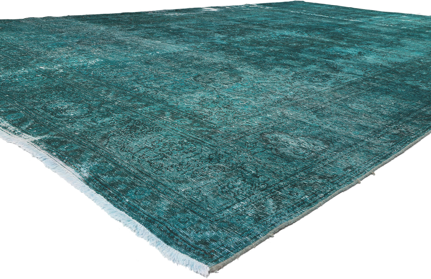 11 x 17 Vintage Persian Overdyed Rug 78584