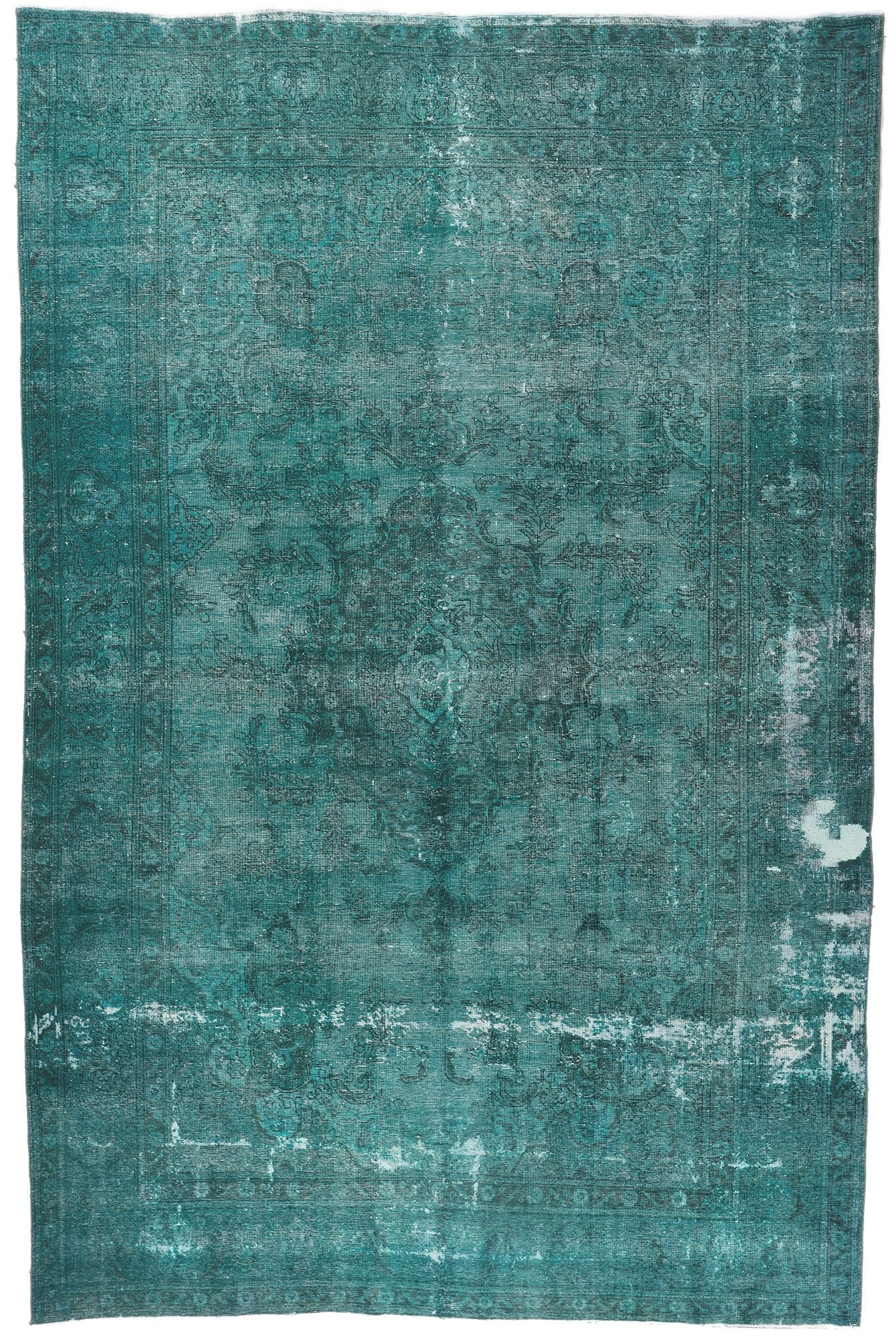 11 x 17 Vintage Persian Overdyed Rug 78584