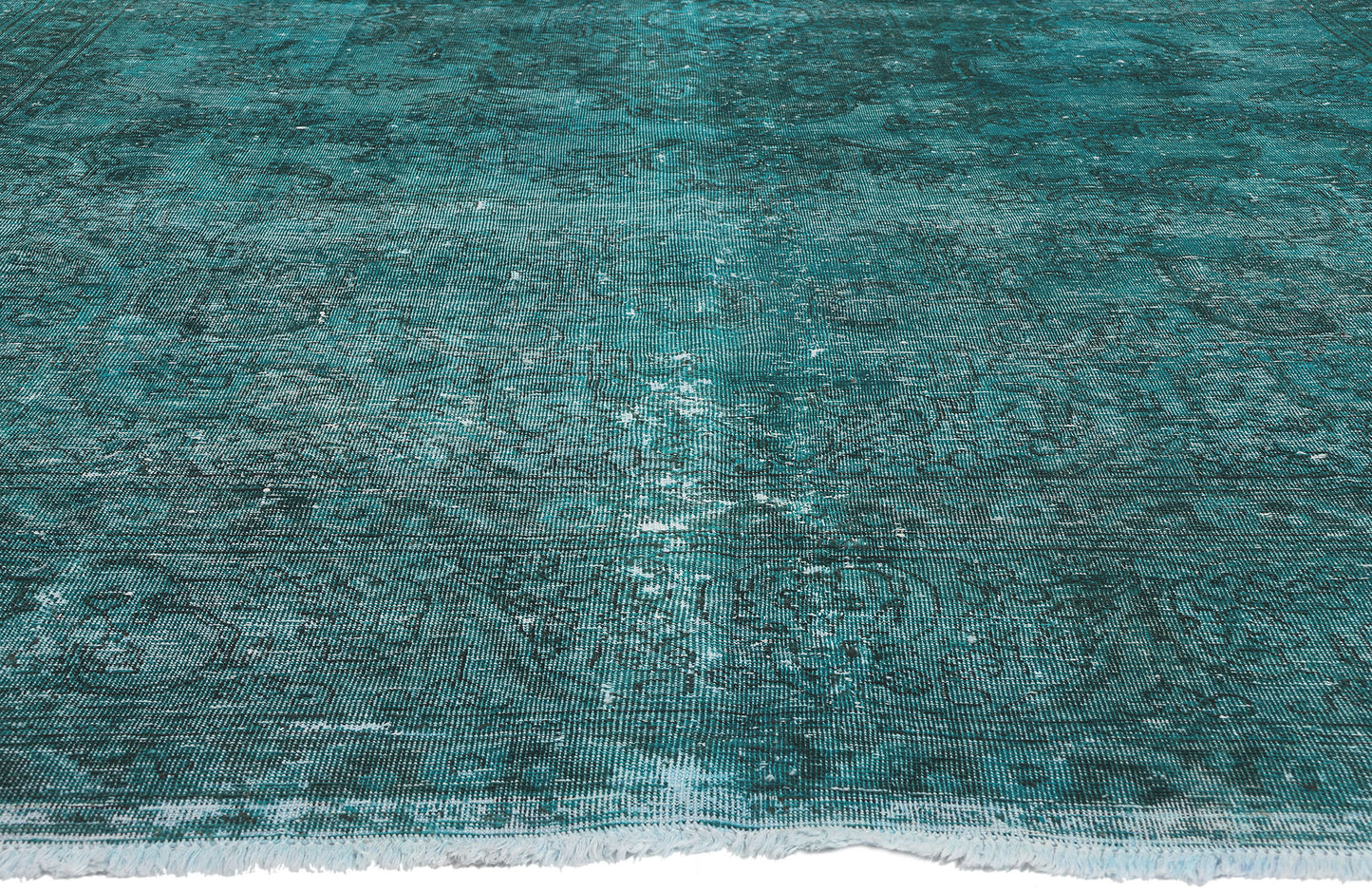 11 x 17 Vintage Persian Overdyed Rug 78584