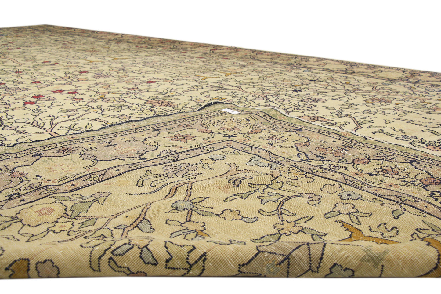 11 x 19 Antique Indian Agra Rug 72912