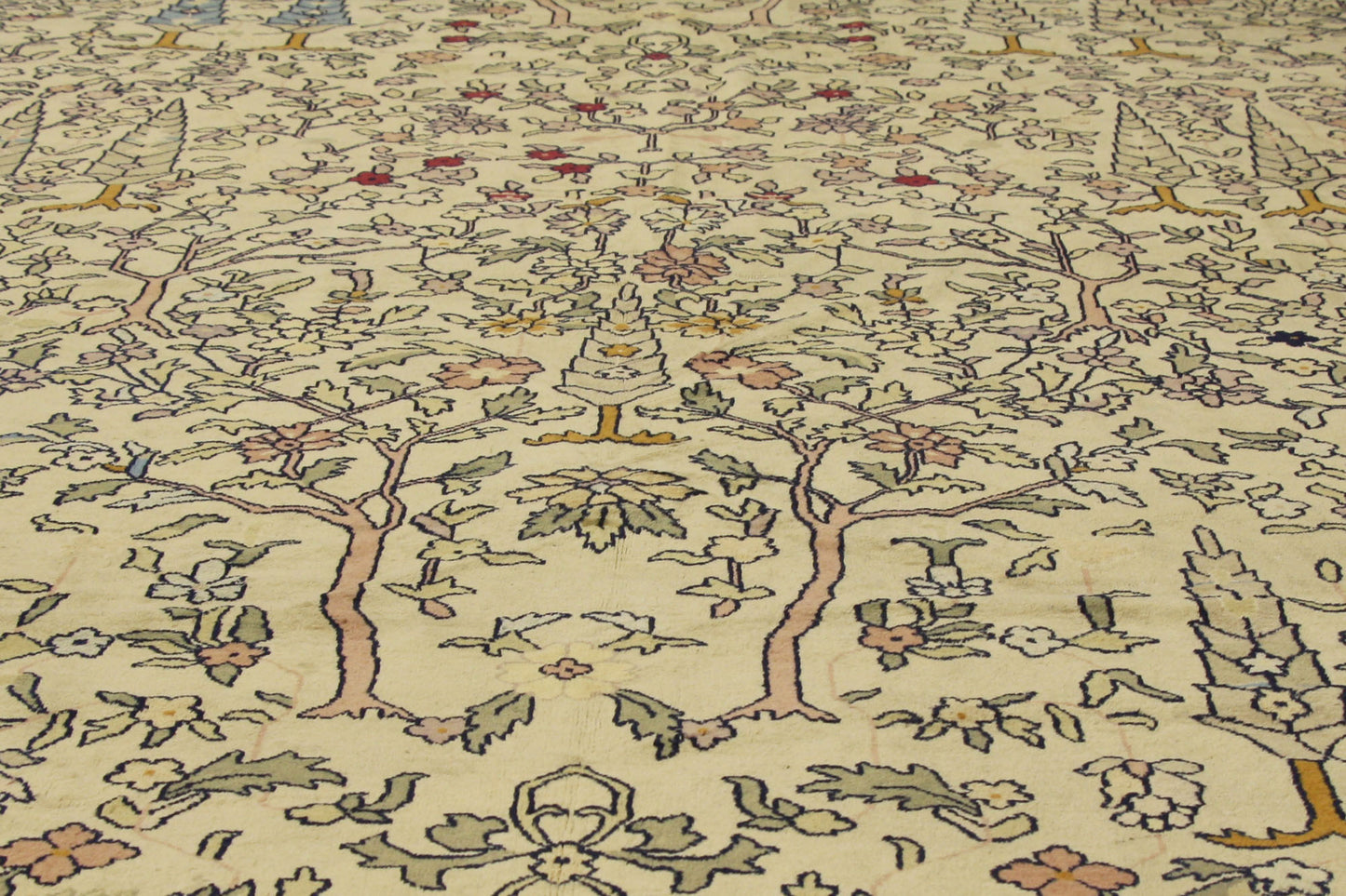 11 x 19 Antique Indian Agra Rug 72912