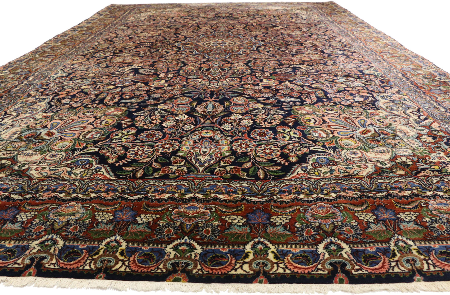 11 x 19 Antique Persian Hamadan Rug 77214