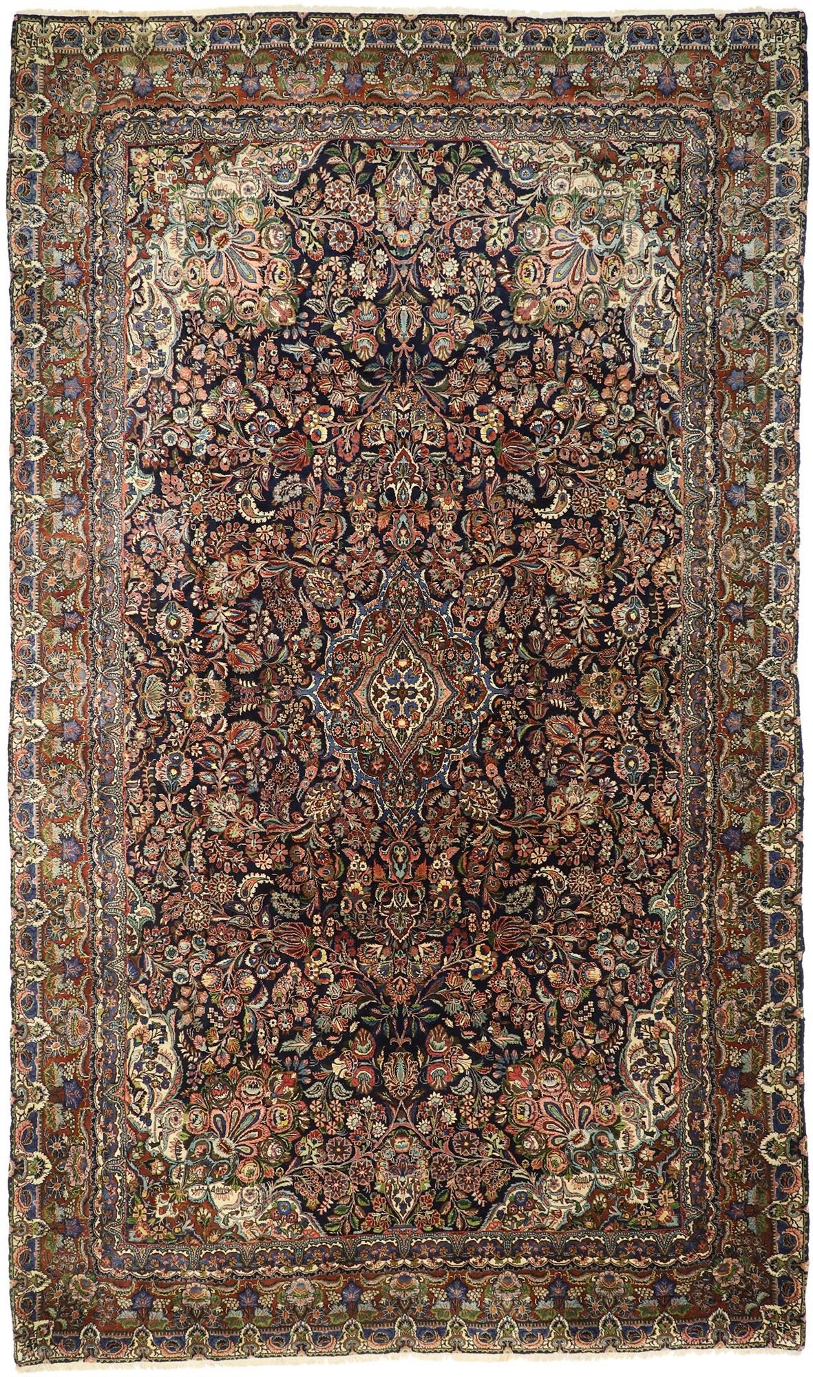 11 x 19 Antique Persian Hamadan Rug 77214