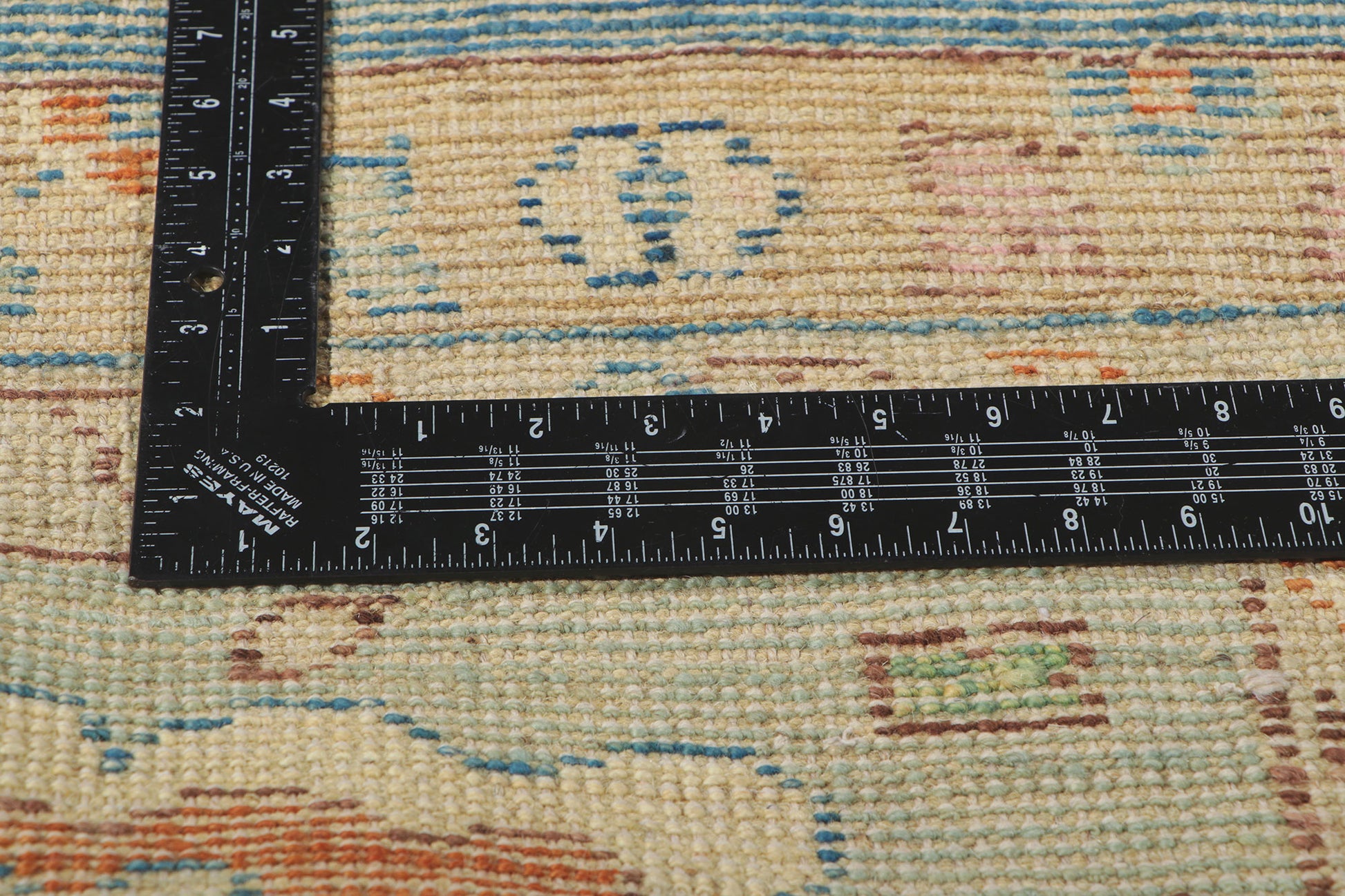 12 x 14 Colorful Blue Oushak Rug 80933