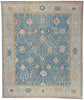 12 x 14 Colorful Blue Oushak Rug 80933