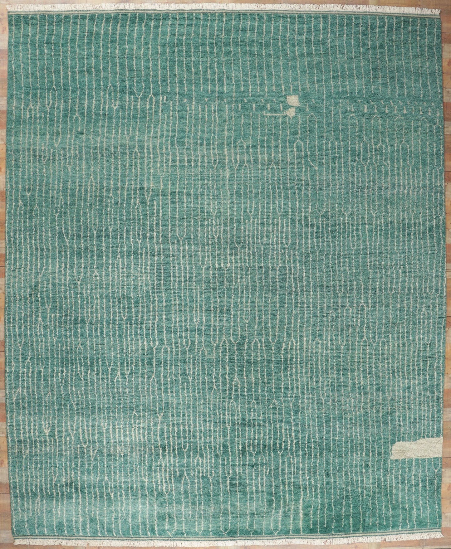 12 x 15 Teal Moroccan Area Rug 30771