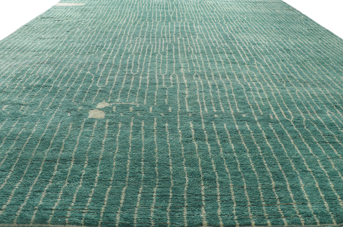 12 x 15 Teal Moroccan Area Rug 30771