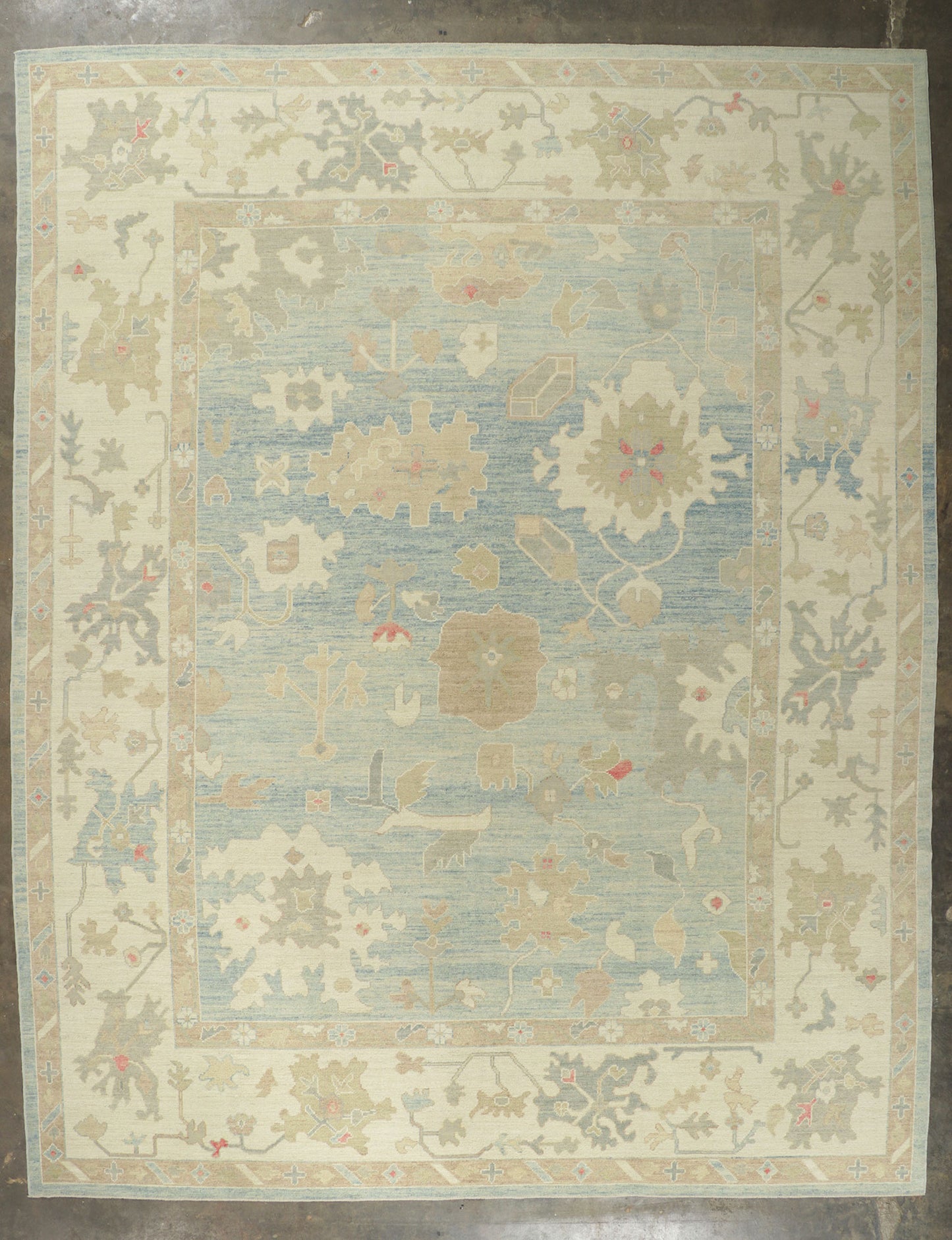 12 x 15 Turkish Oushak Rug 53827
