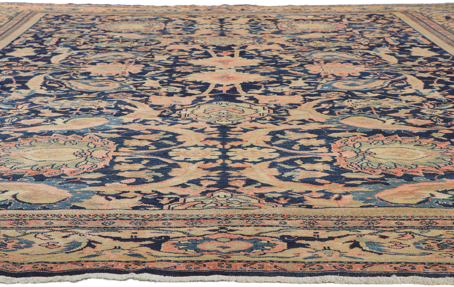 12 x 16 Vintage Persian Mahal Rug 78350