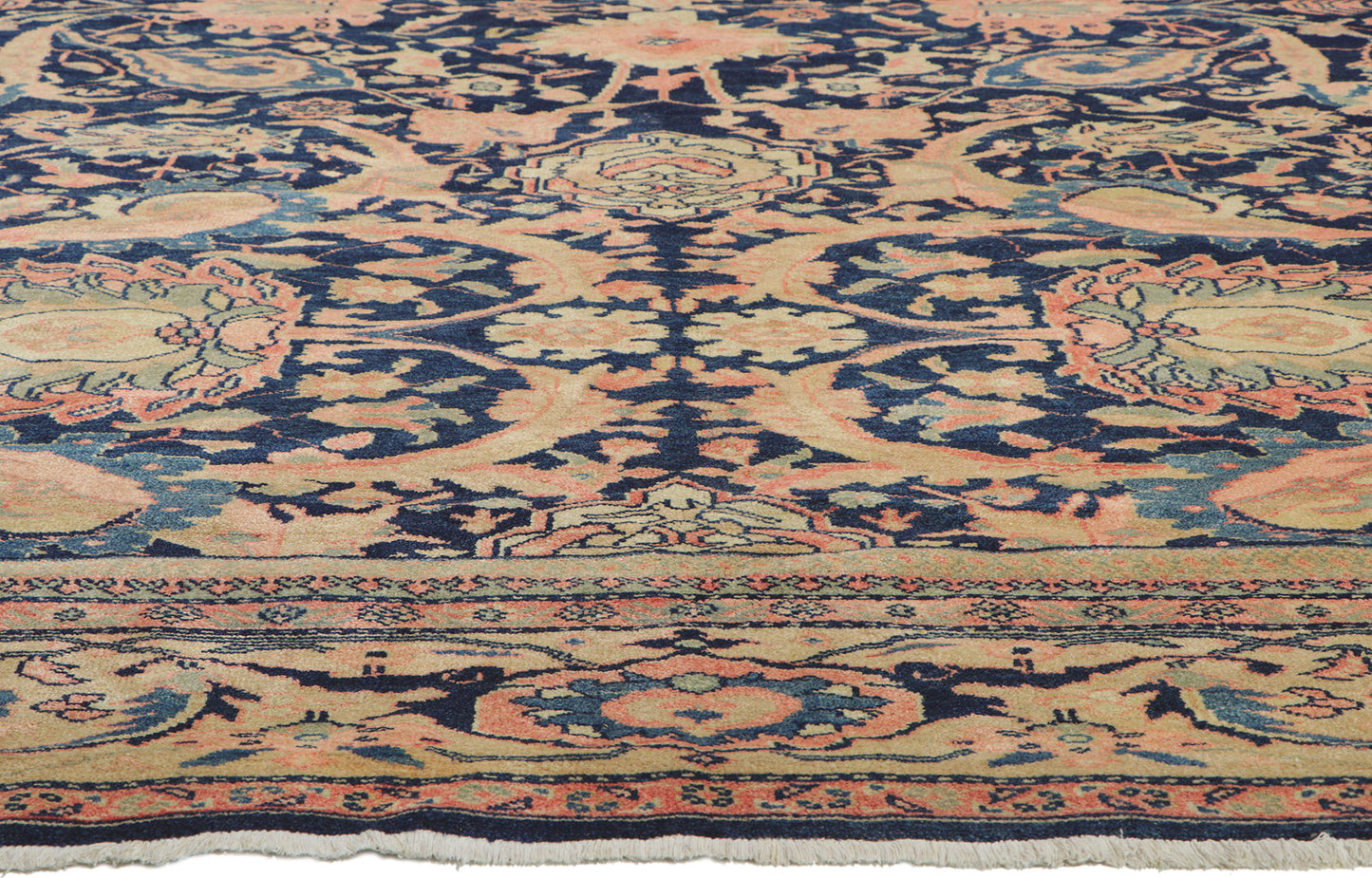 12 x 16 Vintage Persian Mahal Rug 78350