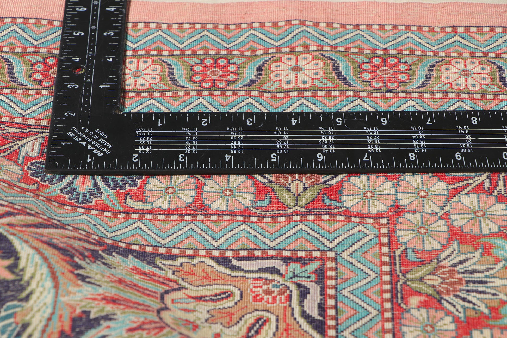 12 x 18 Vintage Chinese Tabriz Silk Rug 78337