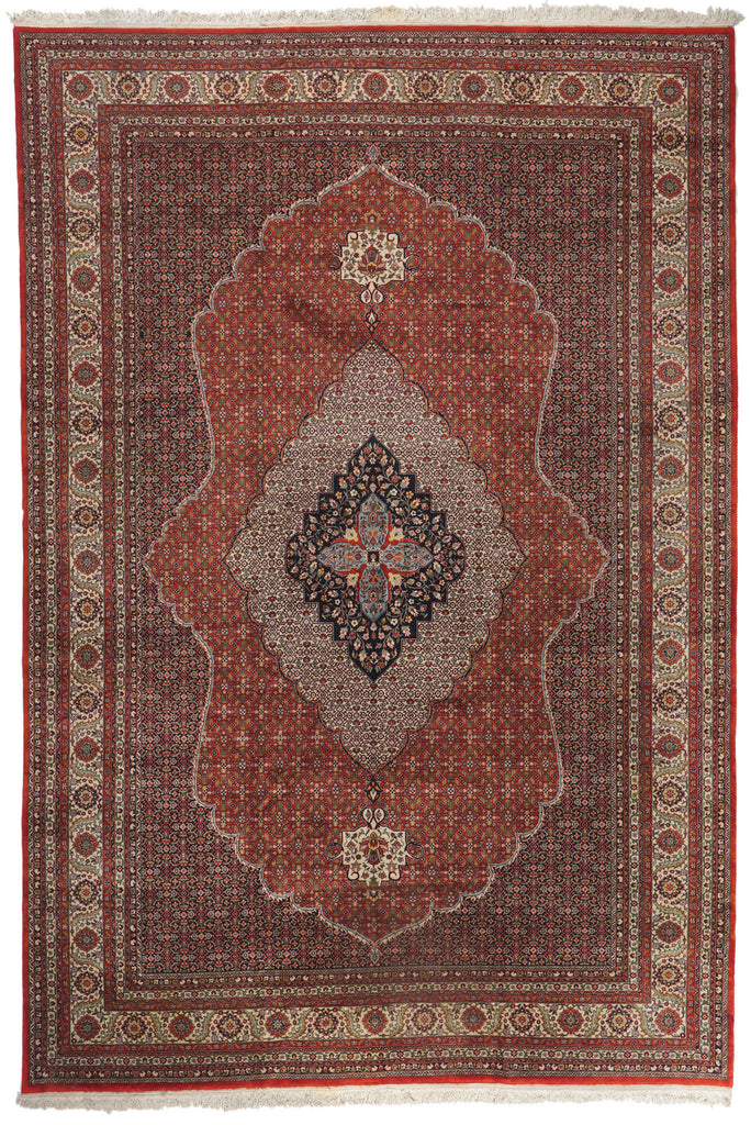 12 x 18 Vintage Persian Tabriz Rug 78414