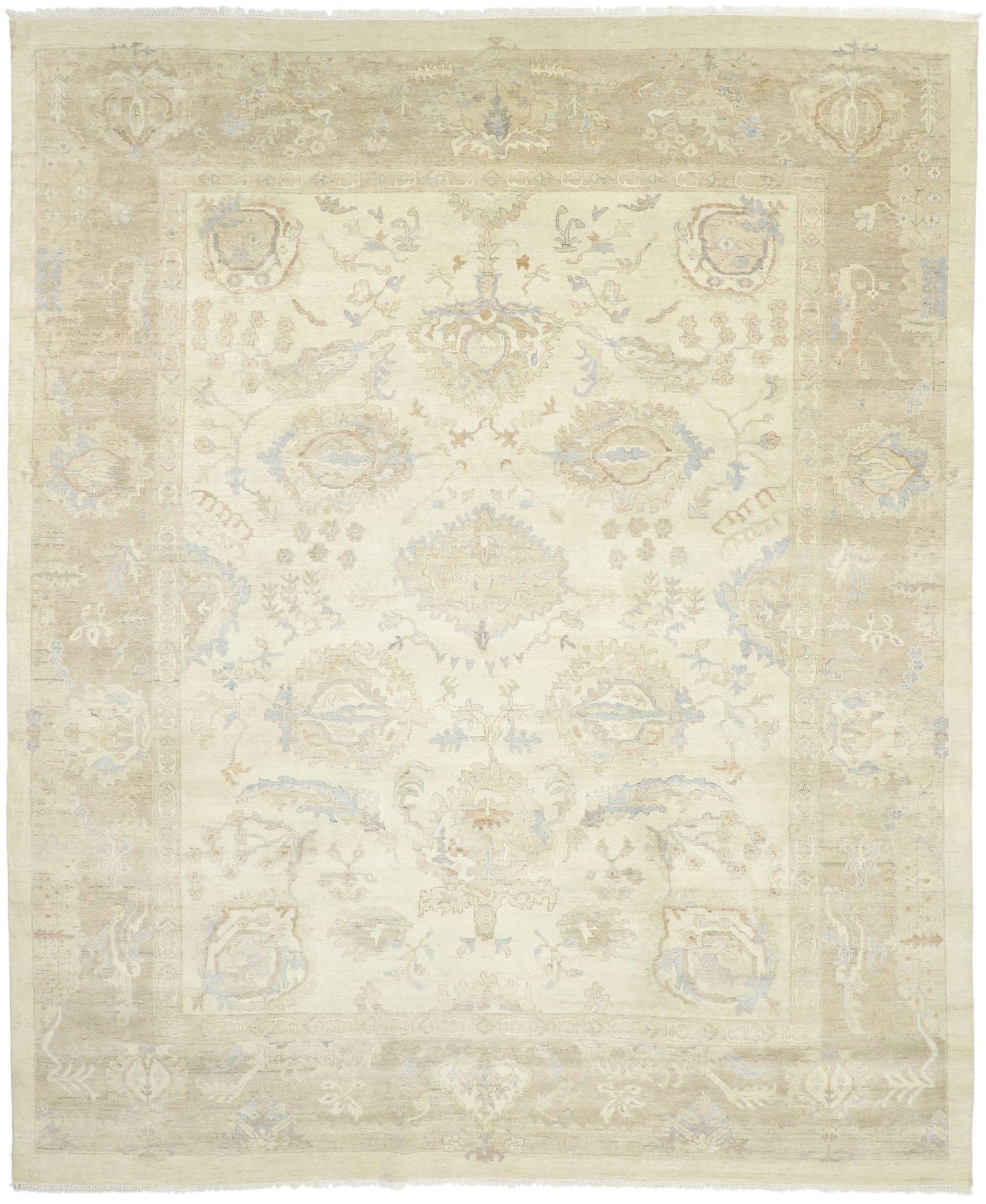 12 x 15 Vintage-Inspired Oushak Rug 30425