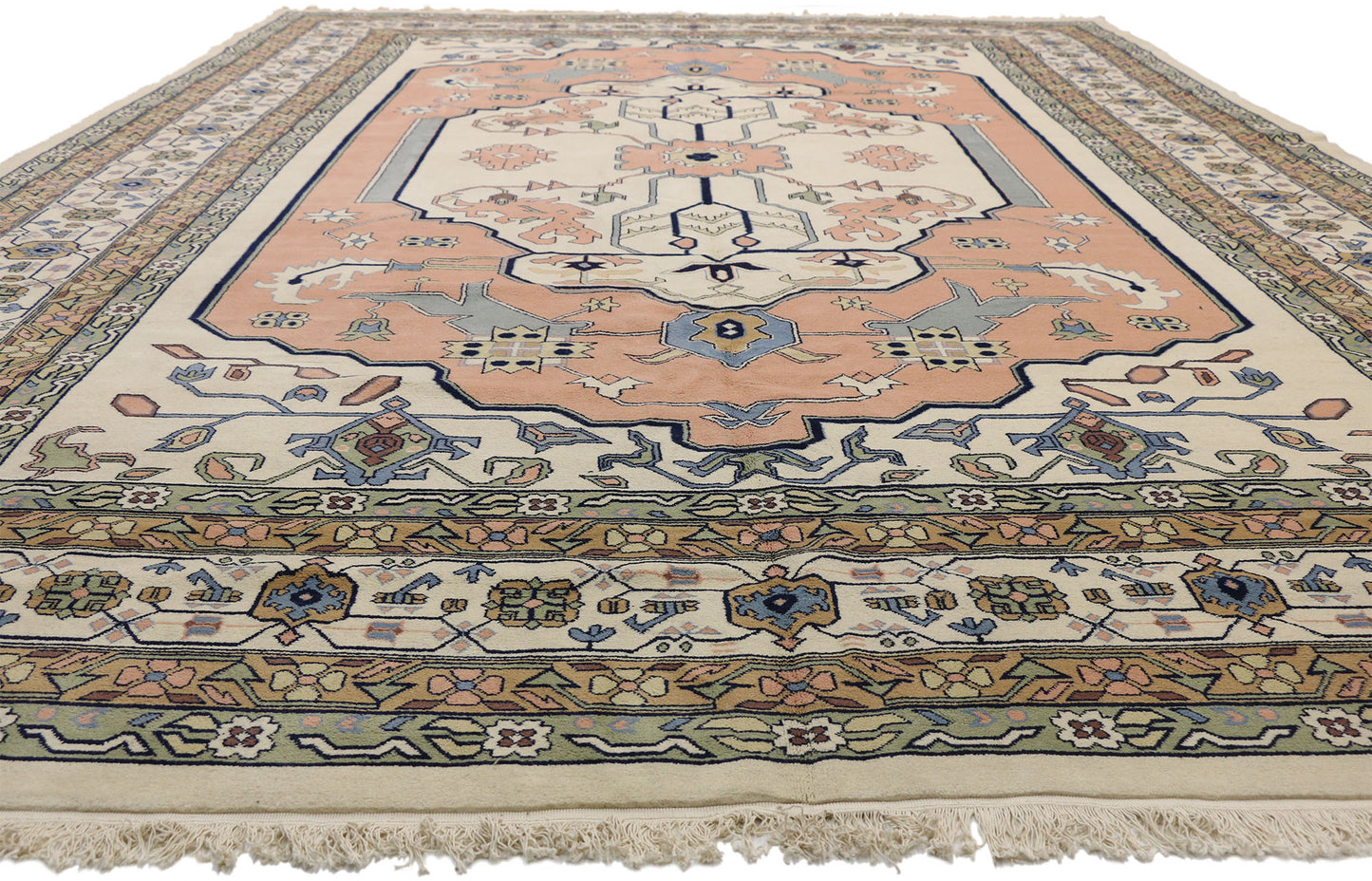 12 x 18 Vintage Chinese Art Deco Rug 72021