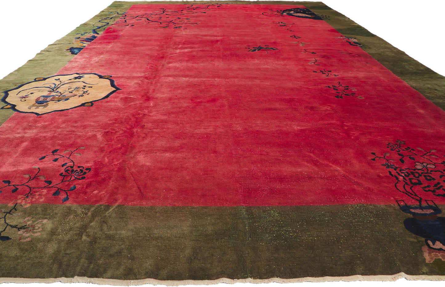 12 x 20 Antique Chinese Art Deco Rug 77760