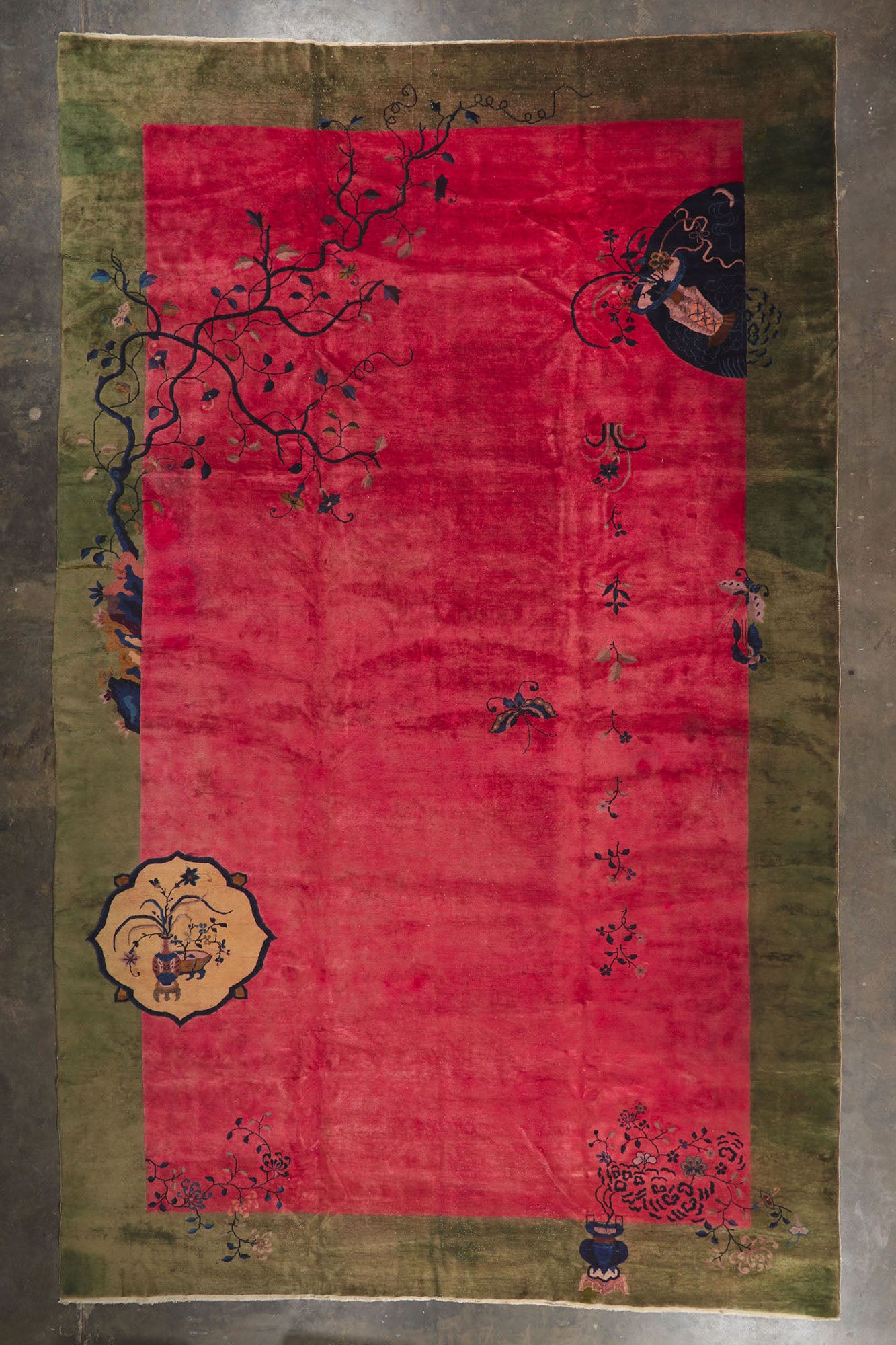 12 x 20 Antique Chinese Art Deco Rug 77760