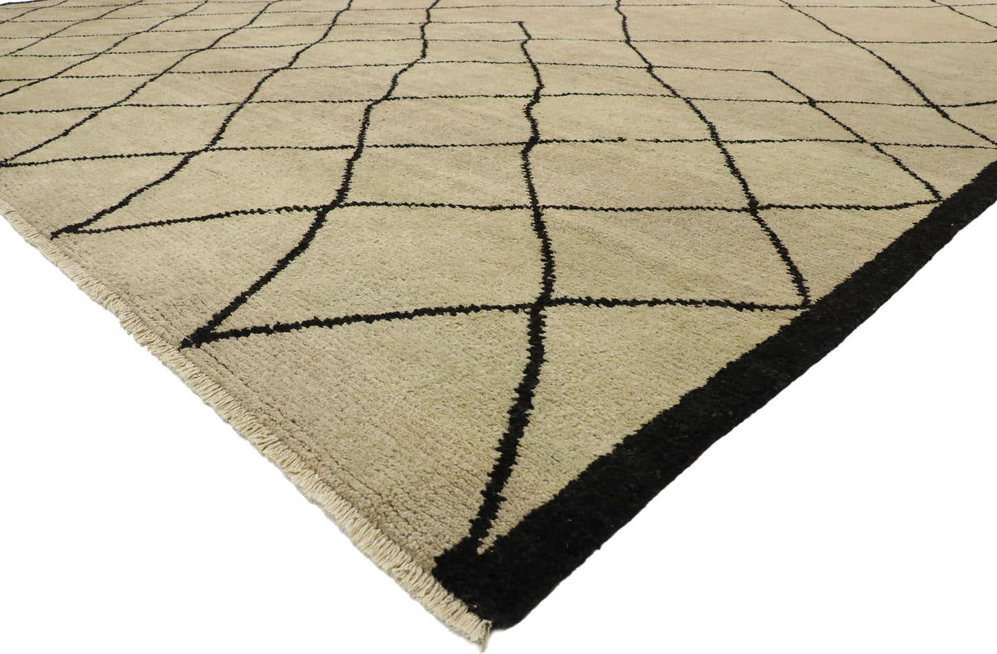 13 x 14 Organic Modern Moroccan Rug 80465